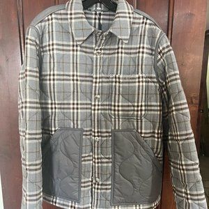 Burberry Quilted Check Overshirt